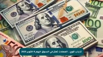 تذبذب قوي.. العملات تهتز في السوق اليوم 6 أكتوبر 2025